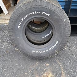 BFGoodrich All Terrain Size LT 315 / 75R16 Tires And Alloy Rims