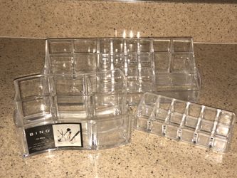 Acrylic make up holders