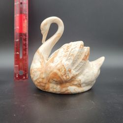 ALABAMA CLAY STUDIO POTTERY SWAN SIGNED BY MAX