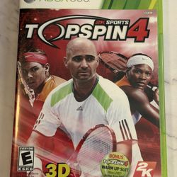 Top Spin 4 For Microsoft Xbox 360 Video Game
