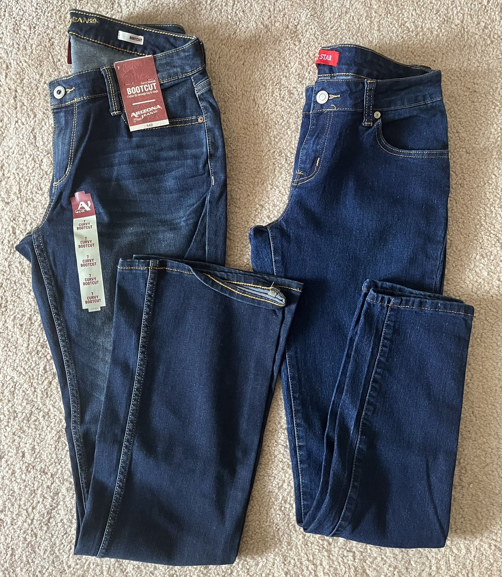 2- Womens Jeans Size 7