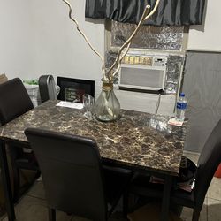 Kitchen Table Set Includes Chairs