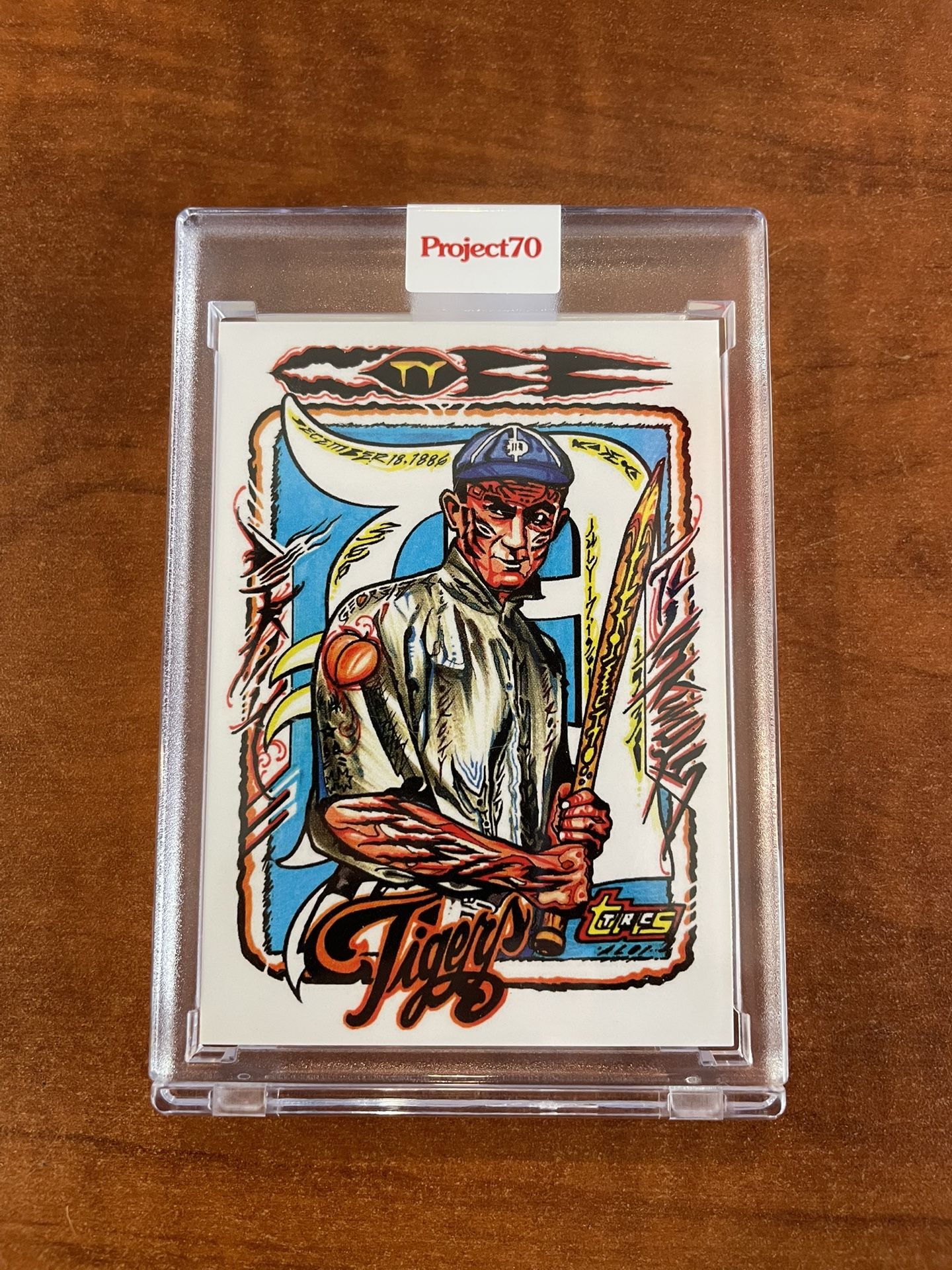 2021 Topps Project 70 Ty Cobb (by Artist, JK5)
