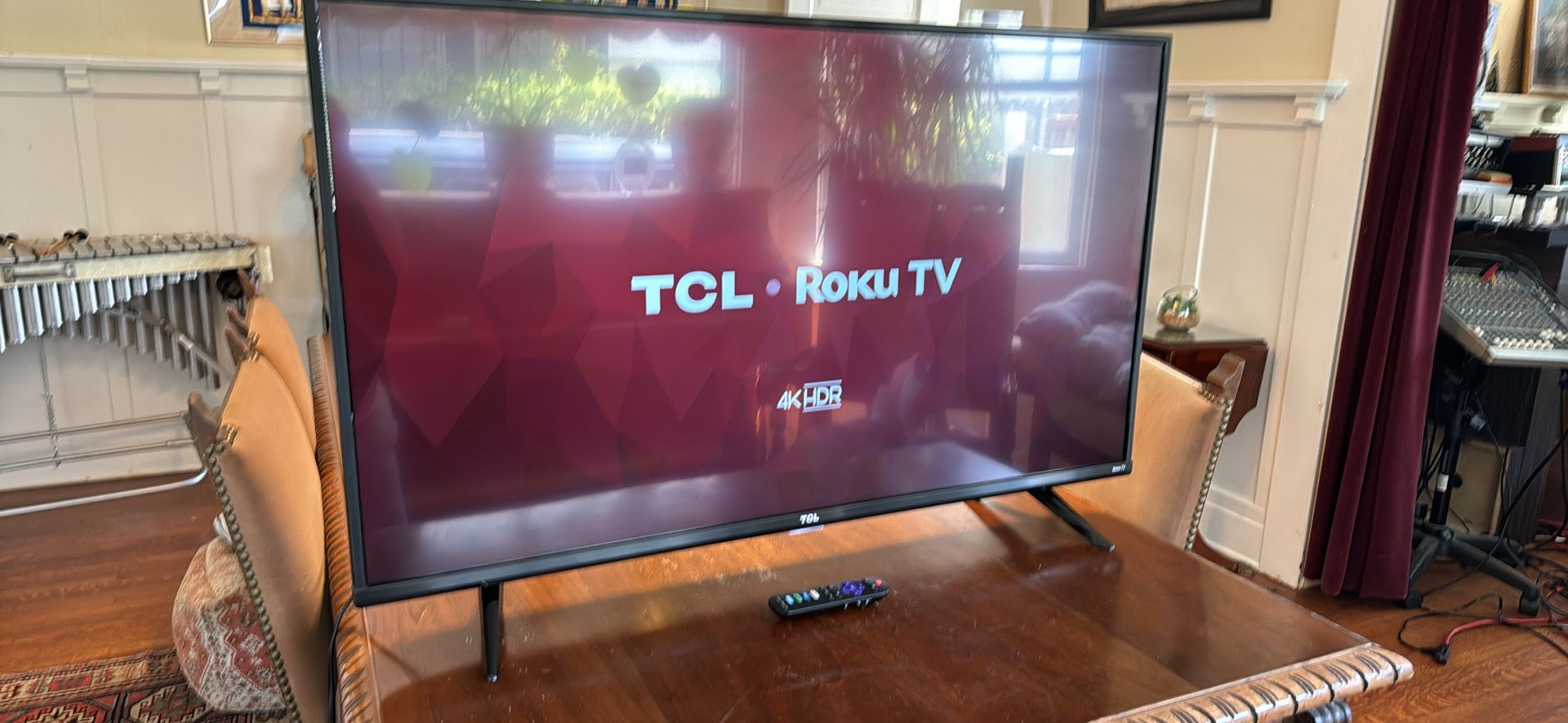 TCL 43”  - 4K HDR LED Smart Roku TV