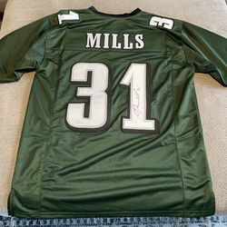 Jalen Mills Autographed Eagles Jersey