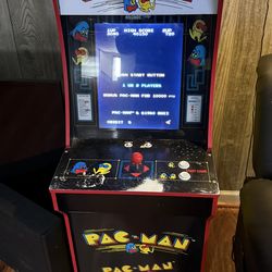 1UP Pac Man And Pac Man Plus Arcade Machine