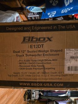 12 inche subwoofer enclosure