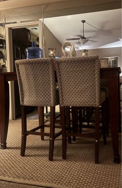 Bistro table with built in leaf