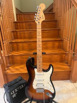Squier Standard Stratocaster w/ Rogue Amp