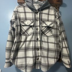 Brand New Warm Shirt-jackets Size s Women Or Boys 12 Yrs Old ( I Think)