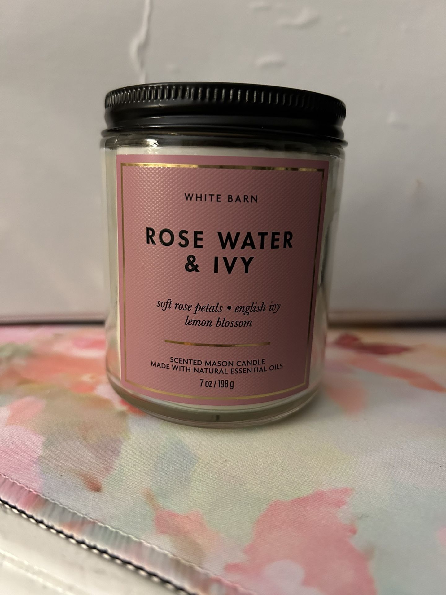 Rose Water & Ivy Candle