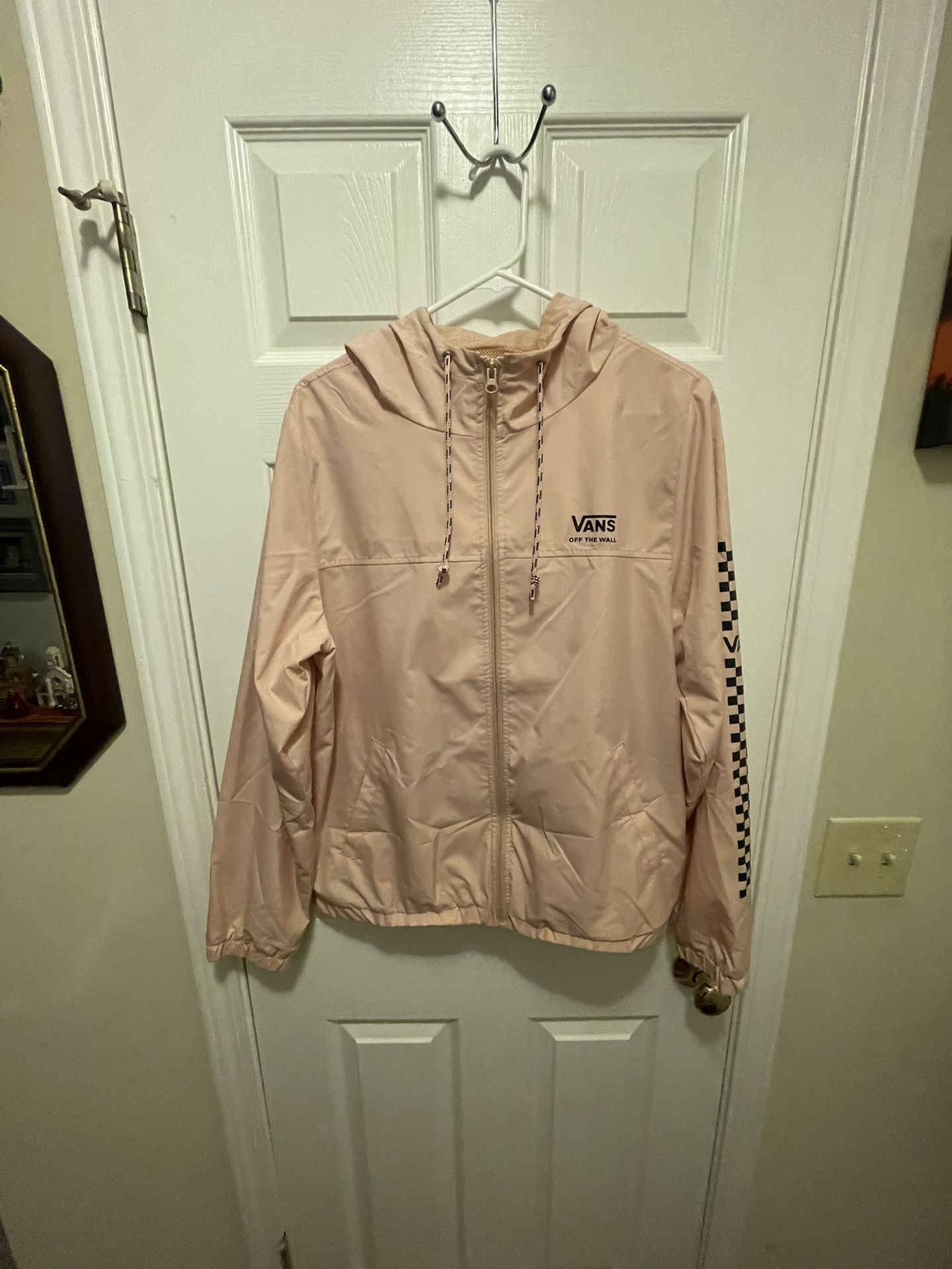 Vans Off The Wall Ladies Windbreaker Pink