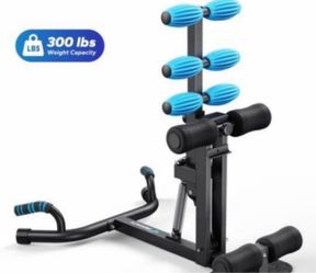 Deep Squat Machine, Multi-Function Ajustable Deep Sissy Squat Bench, Core Workout Training Sit Up & Push Up Leg Exerciser Machine