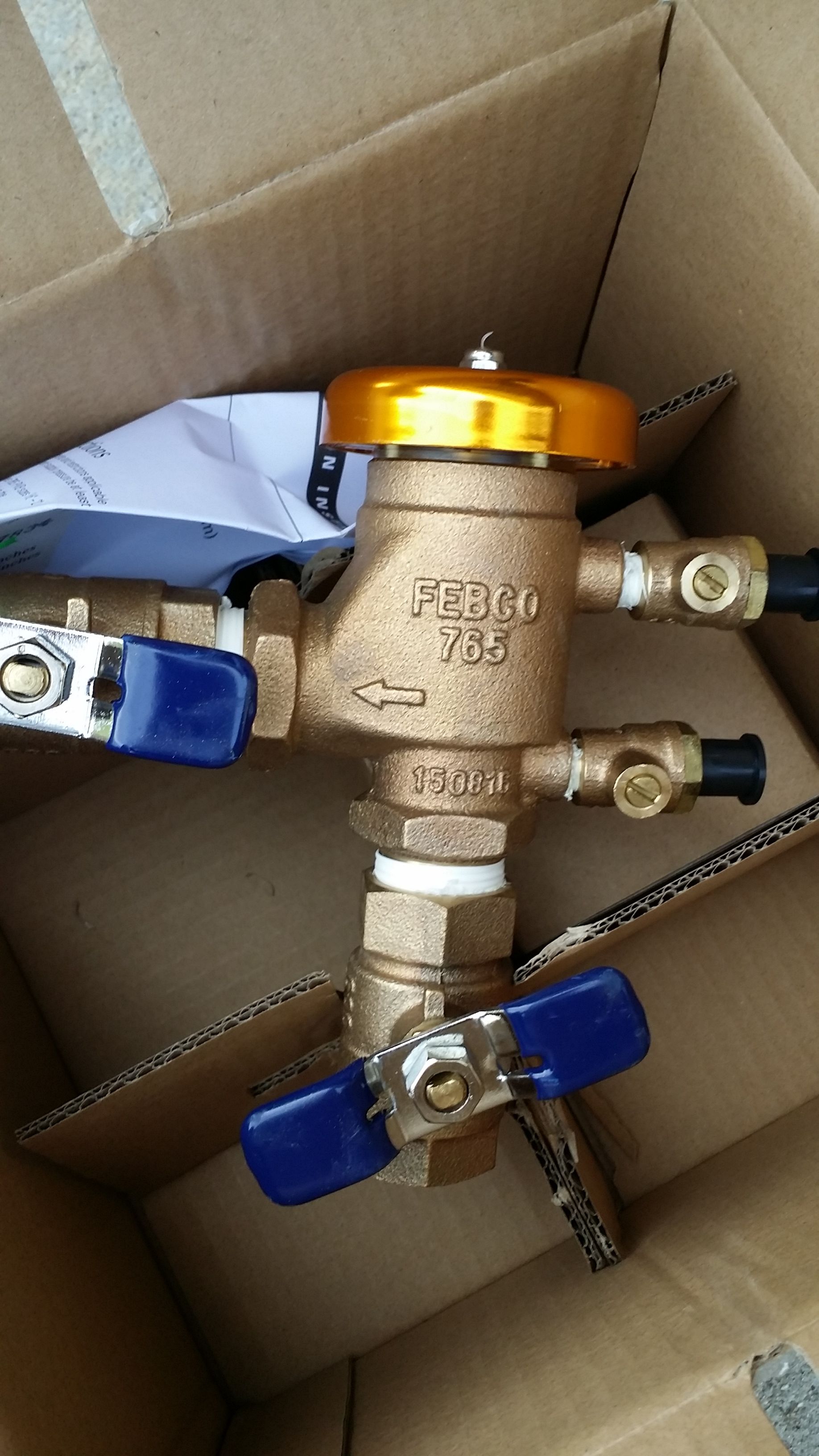 3/4" Febco 765 PVB Pressure Vacuum Breaker Irrigation Sprinkler Backflow. New in box. I have 2 of these. Professional Landscaper