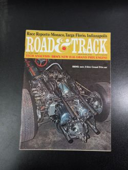 Road & Track August 1966 Magazine BRM Grand Prix Car Feature