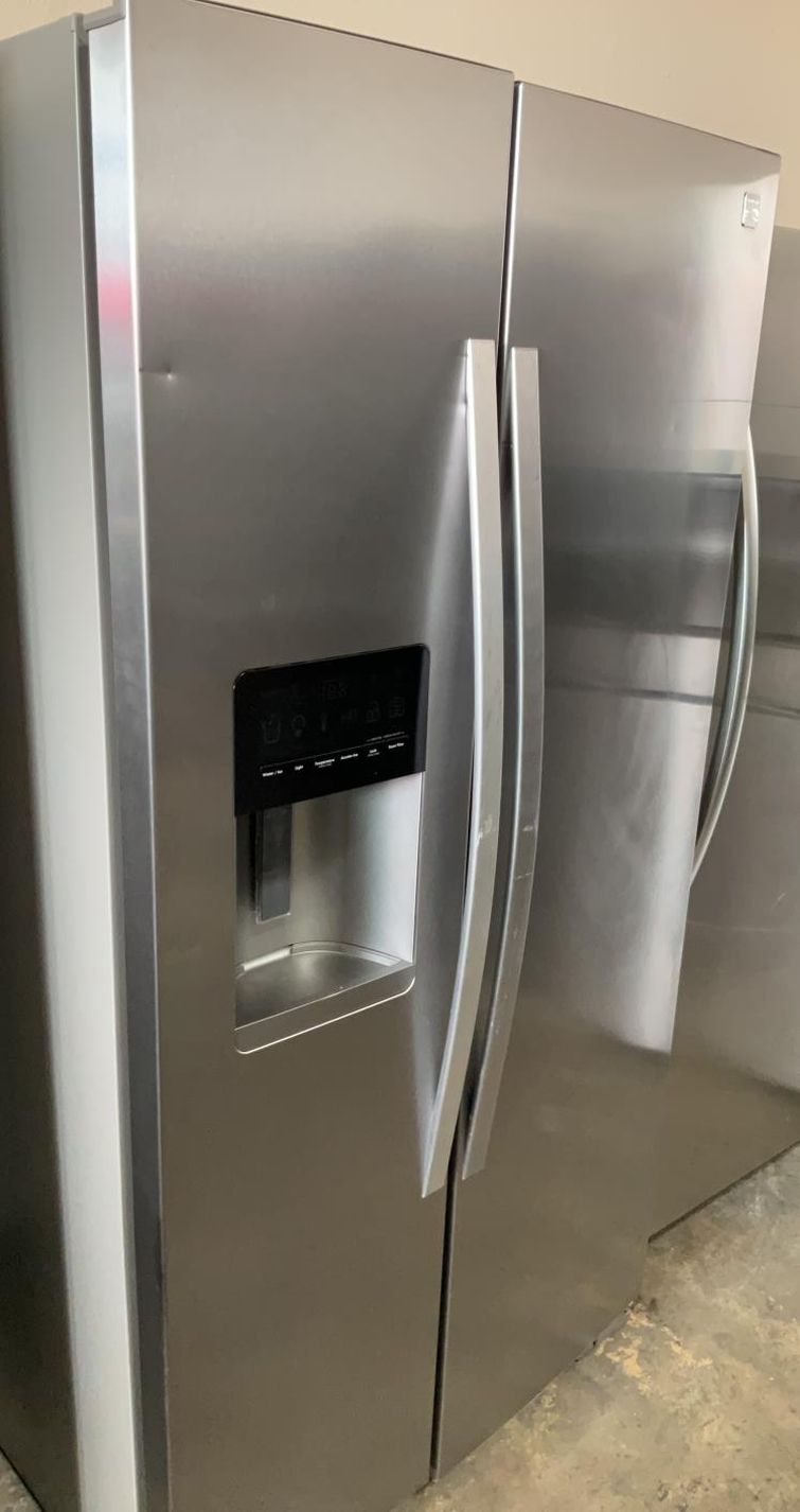 Kenmore Side-by-Side Stainless Steel Fridge