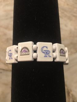 Colorado Rockies jewelry bracelet