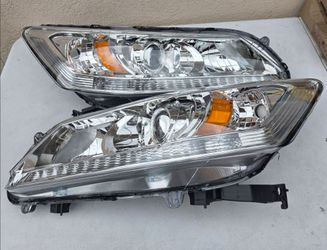 13-15 Honda Accord Headlights Luces Calaveras Micas Faros Focos Faroles Headlamps