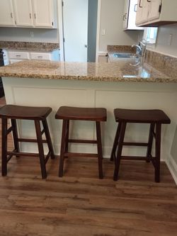 World Market set of 3 Stools