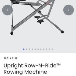Upright Row N Ride Rowing Machine!