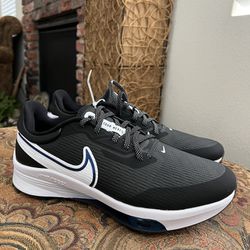Size 12.5 Nike Air Zoom Infinity Tour Golf Shoes Black Photo Blue DC5221-014