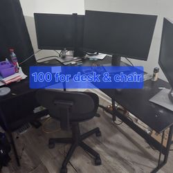 Desk And Chair Set