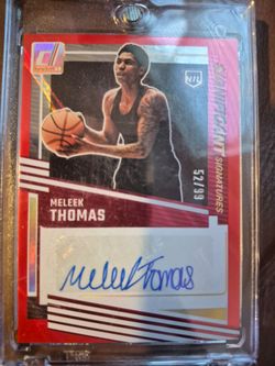 Meleek Thomas Donruss Significant Signatures Auto /99