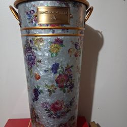 Mackenzie-Childs Galvanized Flower Bucket New York 