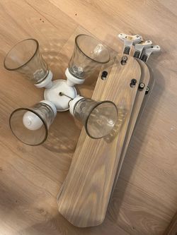 Free fan ceiling light