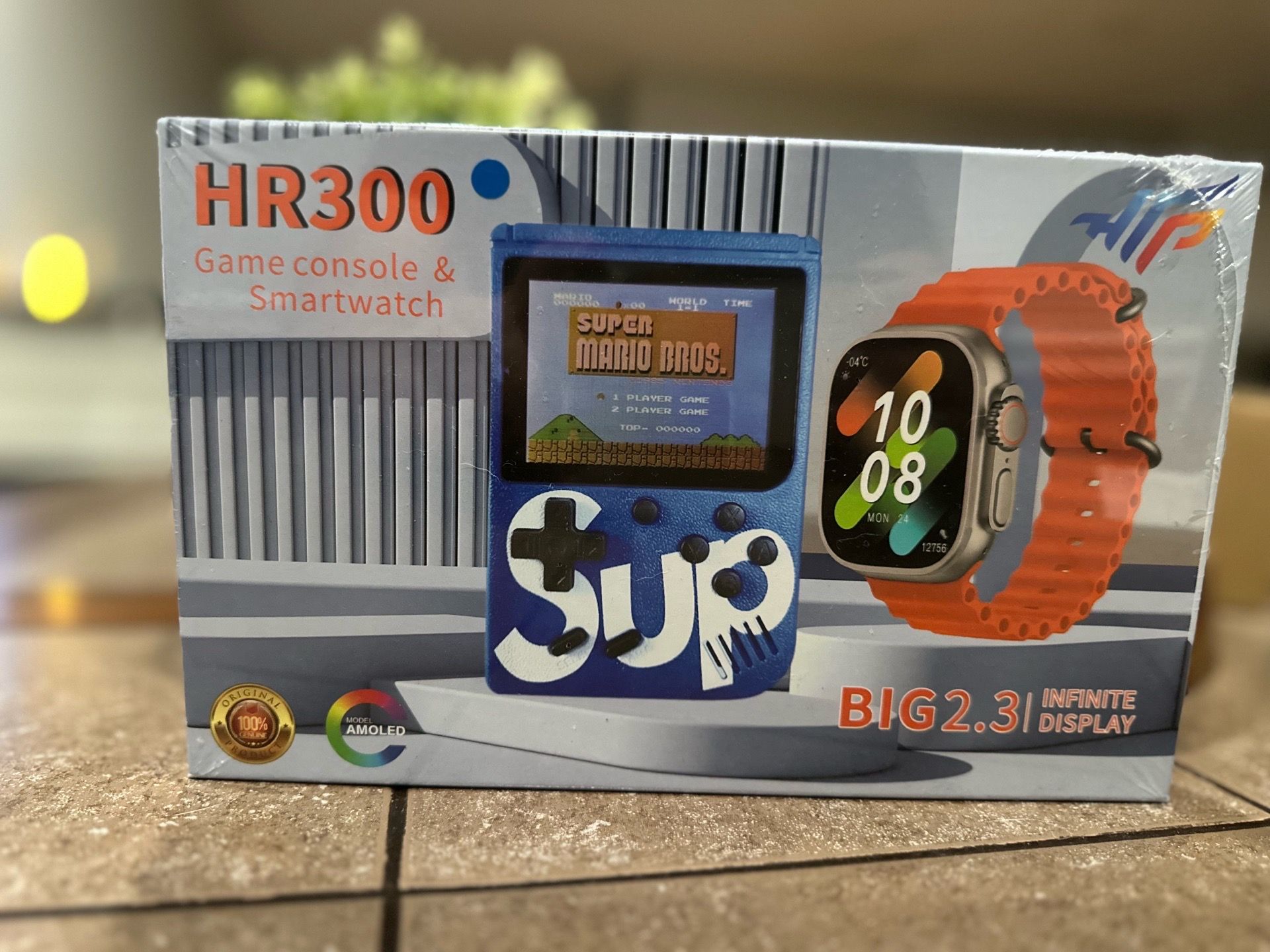 HR300 Handheld Multi Game Console Inc/a Smart Watch With 3 Bands