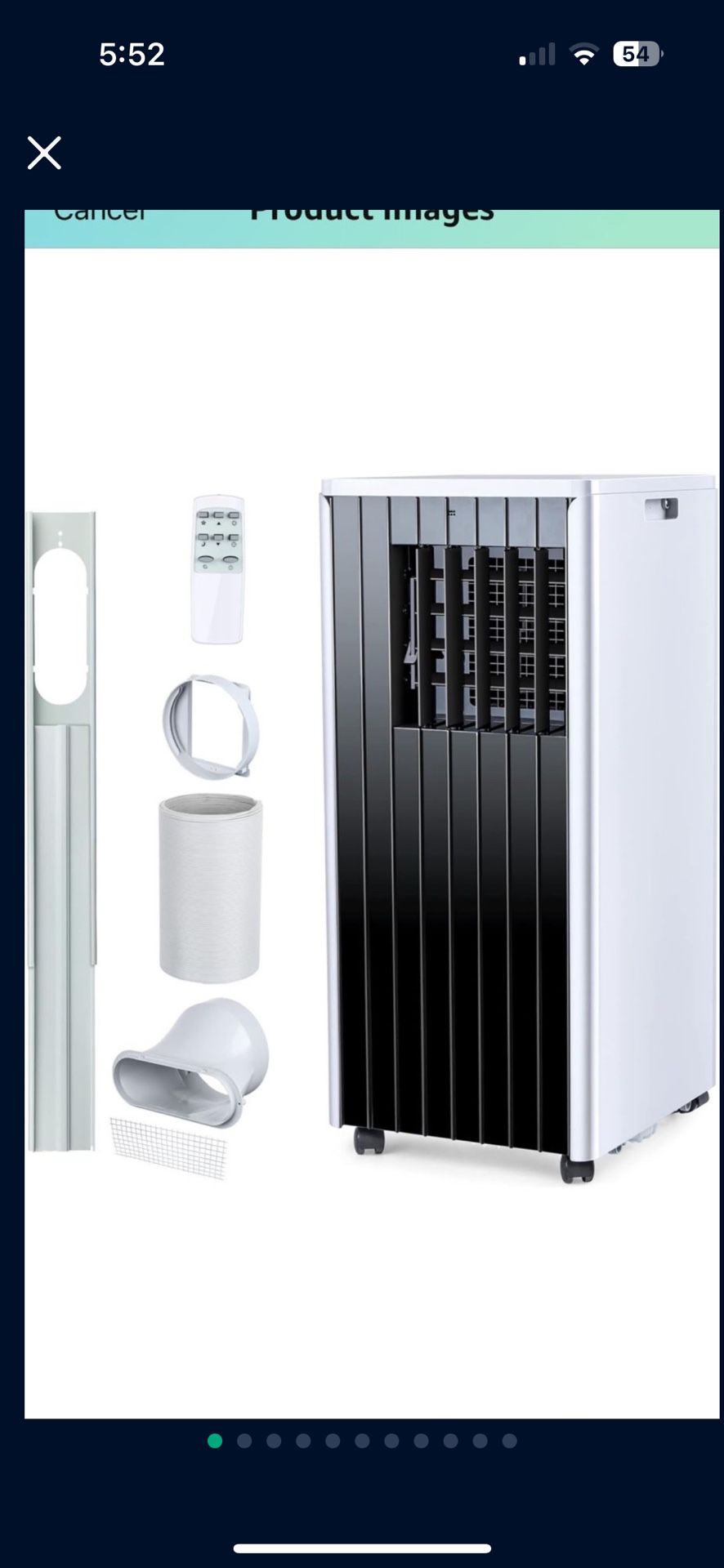 Brand new air conditioner unit LAST ONE left! brand new in box sealed, Never Opened Full Warranty. 10,000 BTU Portable Air Conditioner with Dehumidif.