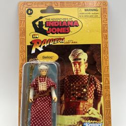 INDIANA JONES IN RAIDERS OF THE LOST ARK- BELLOQ. ACTION FIGURE. High: 3.75”