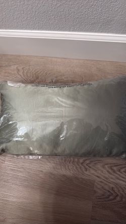 Sage green Hotel Collection decorative pillow