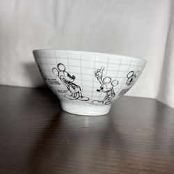 Disney Sketchbook Glass Bowl Mickey