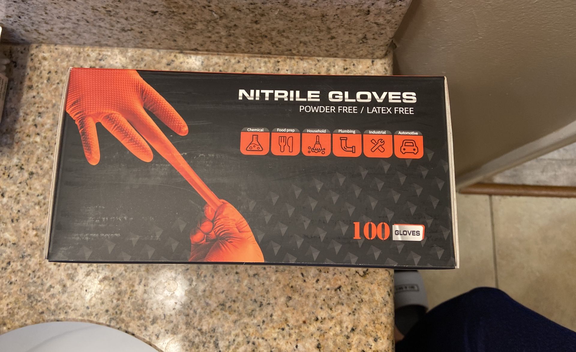 Cajas De Guantes De Nitrilo De Mecánico Super Resitentes