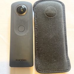 Ricoh Theta S Black 360° Spherical Panorama & HD Video Digital Camera