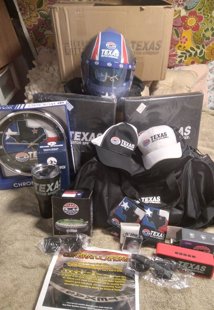 Texas Lottery Texas Motor Speedway Ultimate Prize valued at $549.00