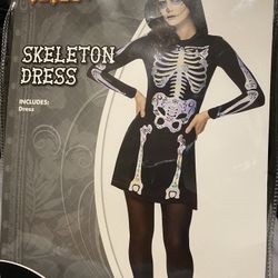 Skeleton Dress Costume 
