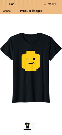 Women’s Lego Minifigure shirt - L - New!