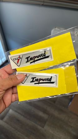 Koni Improved Badge decal sticker Vintage Genuine from factory