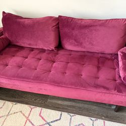 Teal & Pink Couches 