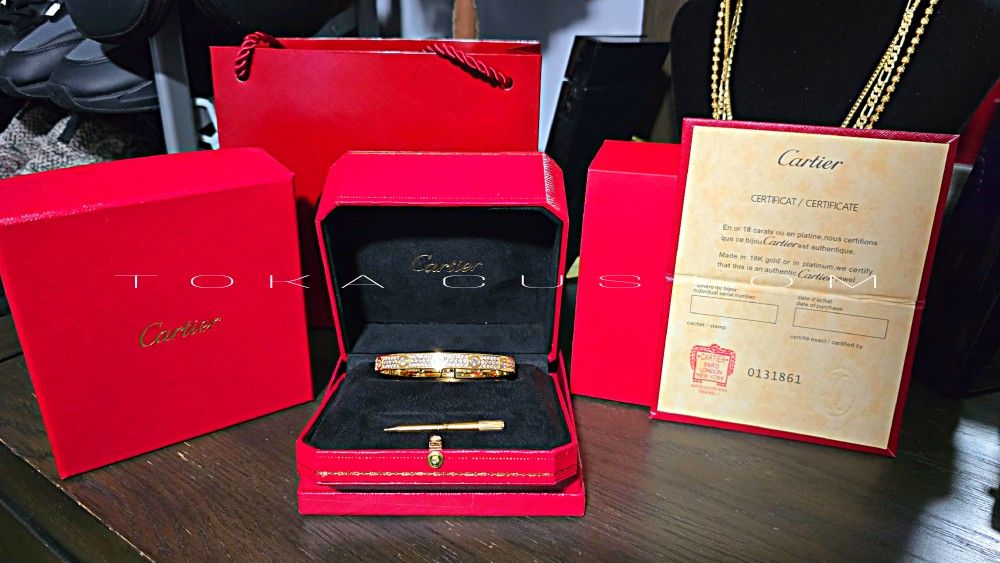 Full Ice LOVE BRACELET 