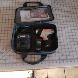 Craftsman Nextec 12 Volt Lithium Ion 3/8 Inch Reversible Drill with Carrying Case 

