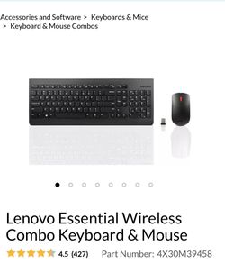 Lenovo Wireless keyboard And mouse