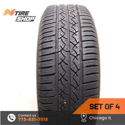 Set of 4 Used  8/32    195/65R15  91T  Continental  TrueContact Tour