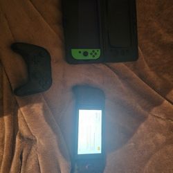 Nintendo Switch with games and extras