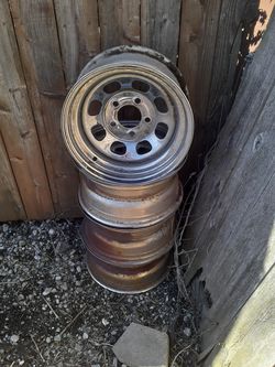 15x7 chrome rims