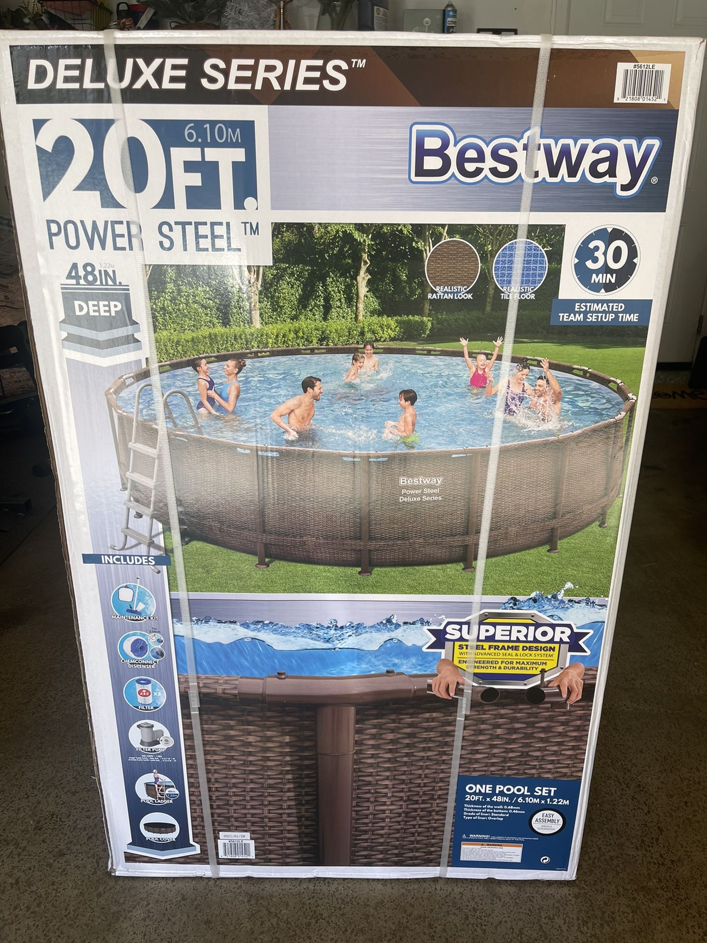 Bestway / Coleman 20ft X 48in Swimming Pool 