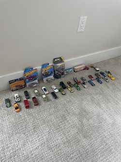 Lot Of Used And New Die Cast Cars