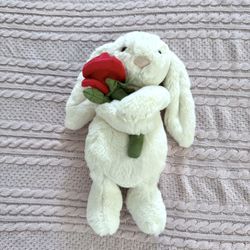 πΉπ°β€οΈ Nwt Jellycat Cream Bunny Rose Valentines Day 12β H 2026